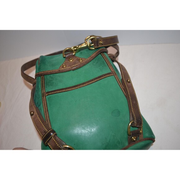 Dooney & Bourke Vintage USA Logo Kelly Green Backpack - Picture 7 of 7